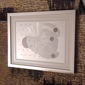 4/$60 Silver "Ace of Hearts" Mime Artwork - In A New Silver Frame